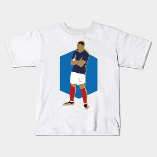 Kylian M 10 France WC2022 Collage Kids T-Shirt